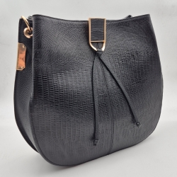 کيف زنانه کد لوئيجي رنگ مشکي لزار