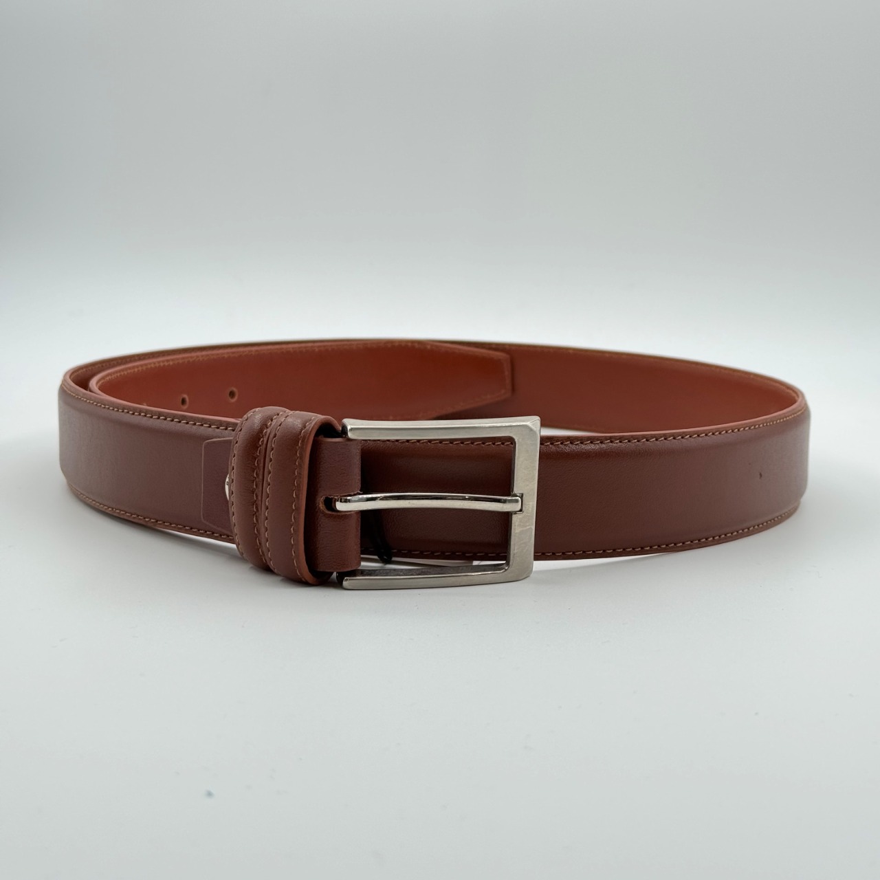 کمربند مردانه پشت کراس رنگ عسلي شبرو کد 1006