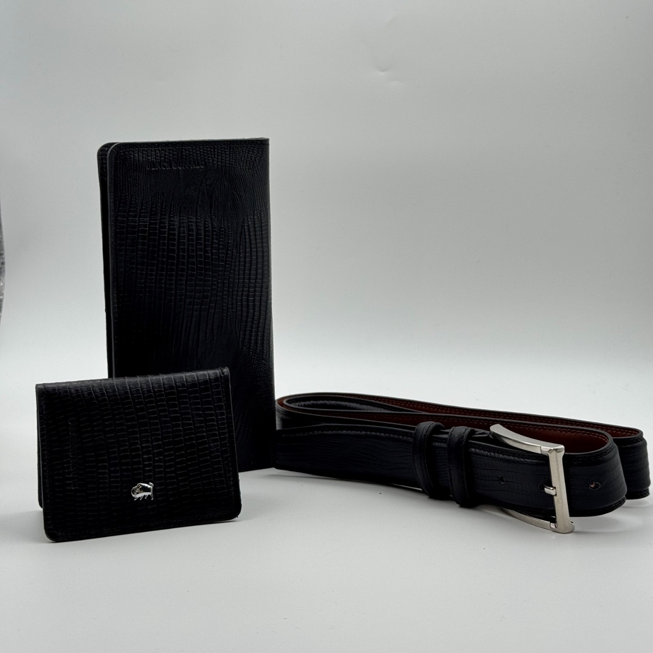 ست سه تيکه کد 1212 رنگ مشکي لزار 