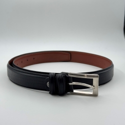 کمربند مردانه پشت کراس کد 1006 رنگ مشکي لزار 