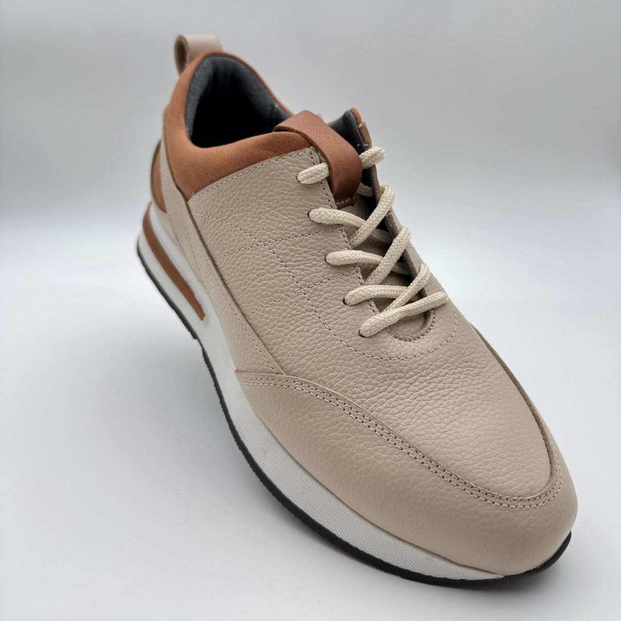 کفش زنانه کد 871 رنگ کرم عسلي سايز 40