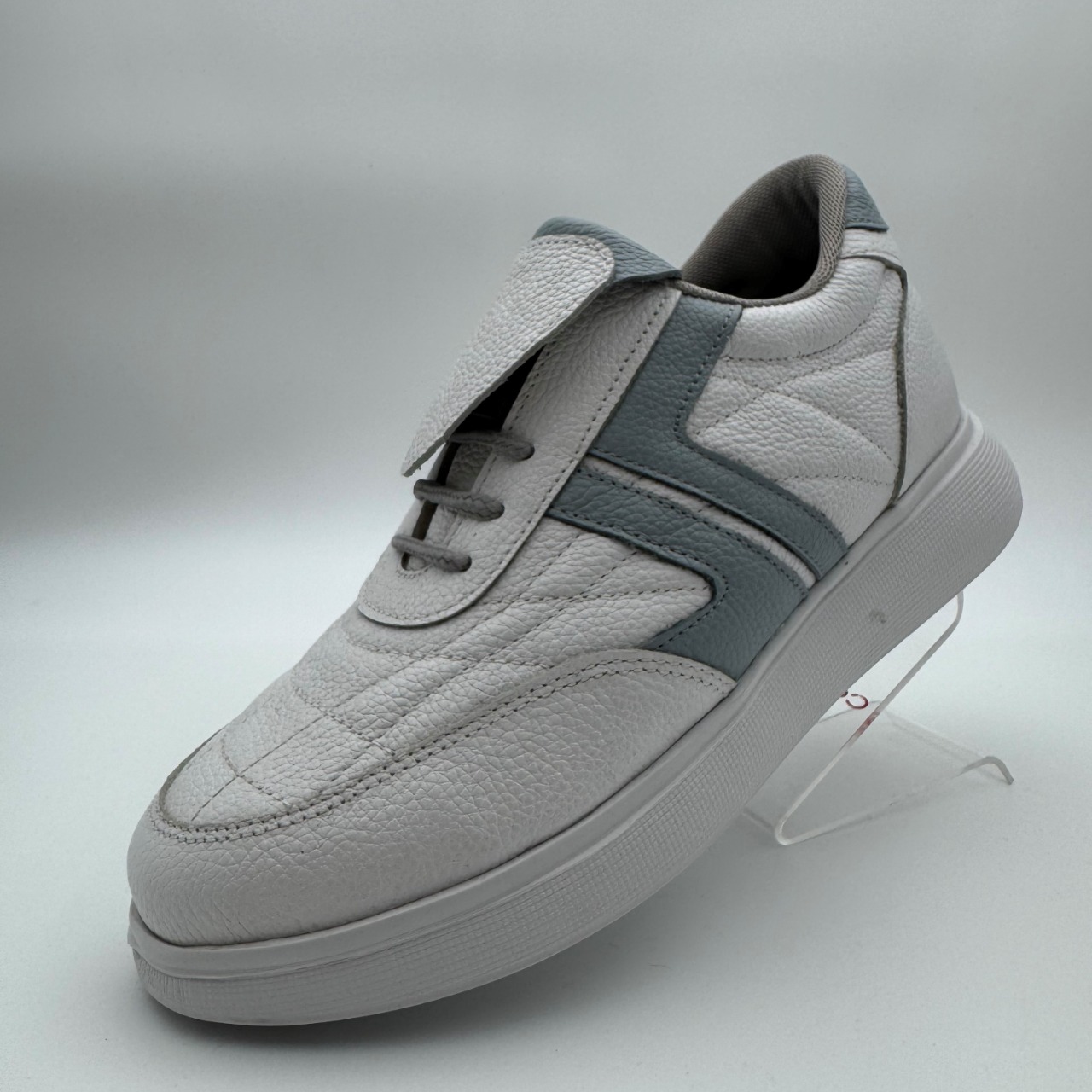 کفش زنانه کد 2027 رنگ سفيد آبي سايز 37