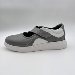 کفش زنانه کد 2024 رنگ سفيد طوسي سايز 40