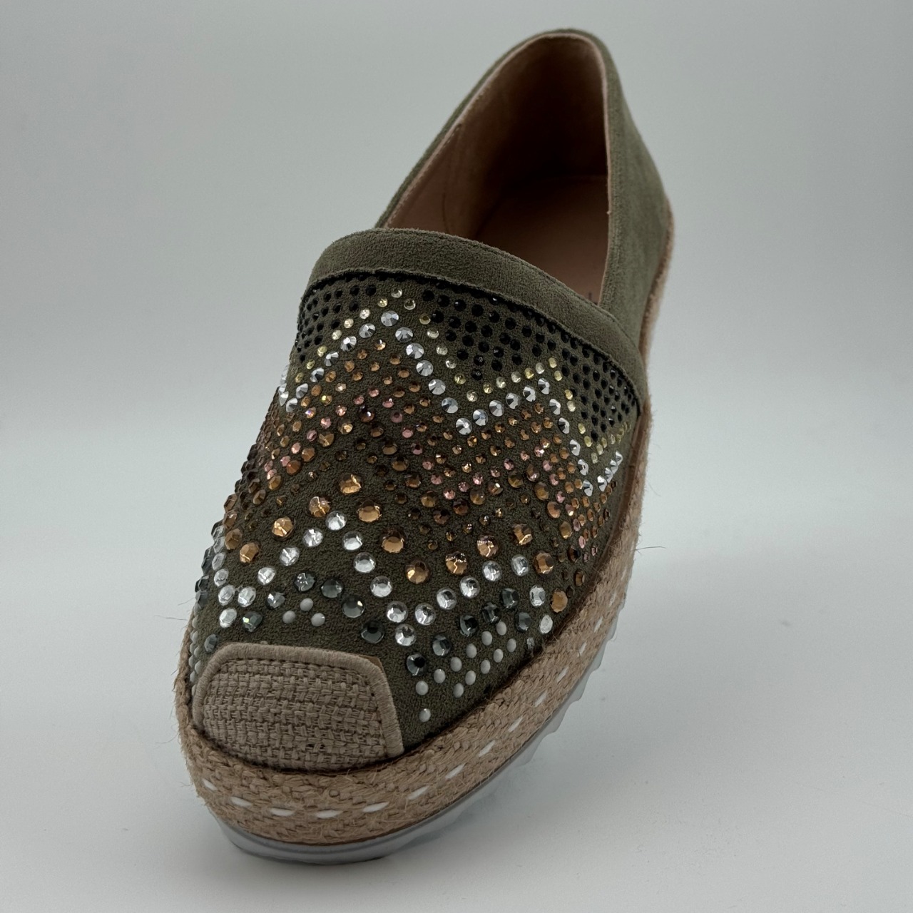 کفش زنانه کد 1429 رنگ يشمي سايز 38