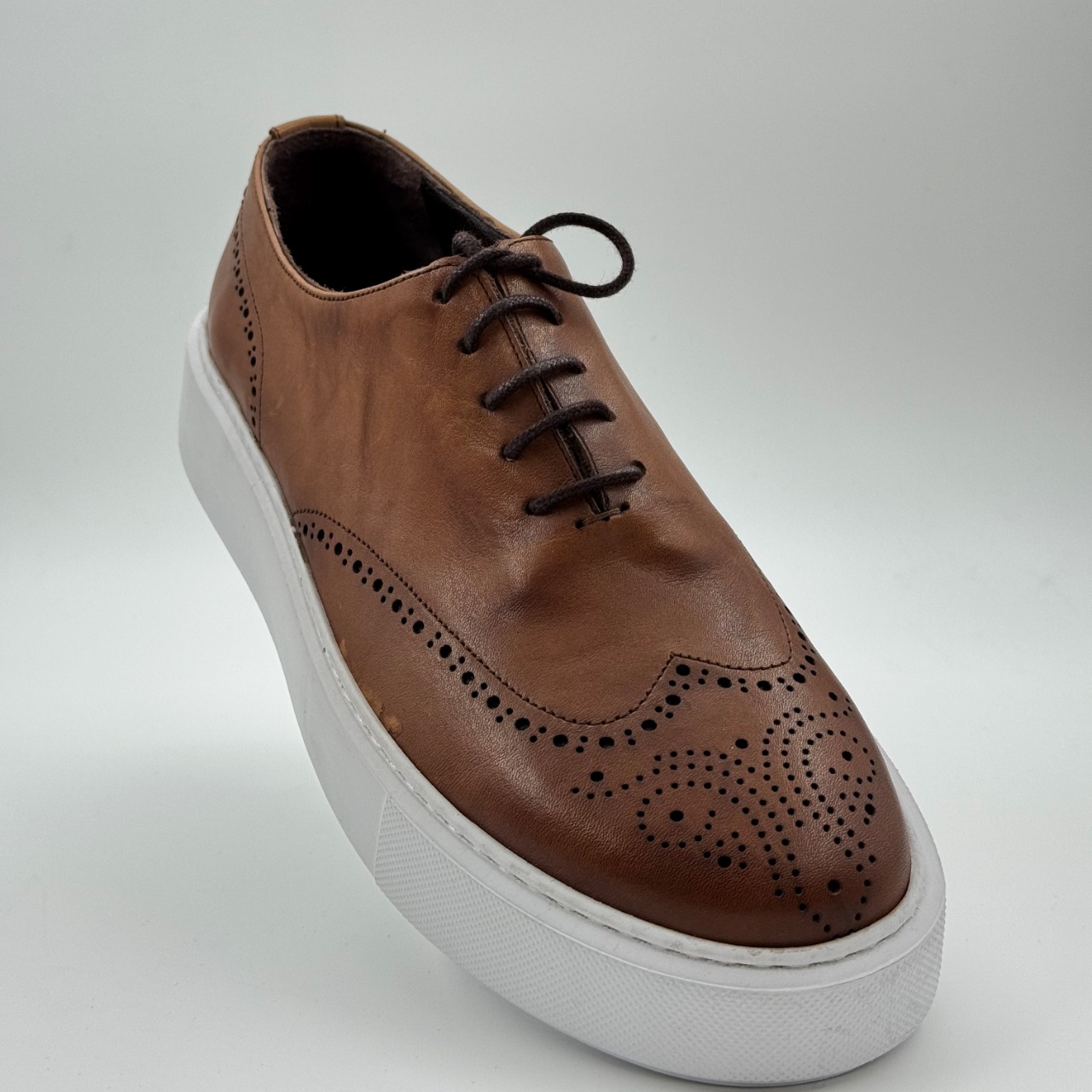 کفش مردانه کد 430 رنگ عسلي سايز 43