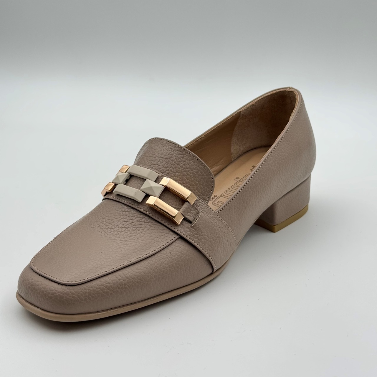 کفش زنانه کد ساعتي دار 25200 رنگ نسکافه اي سايز 36