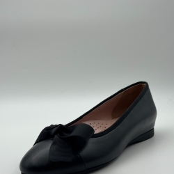 کفش  پنجه شانل کد 2305 رنگ مشکي کرم سايز 40