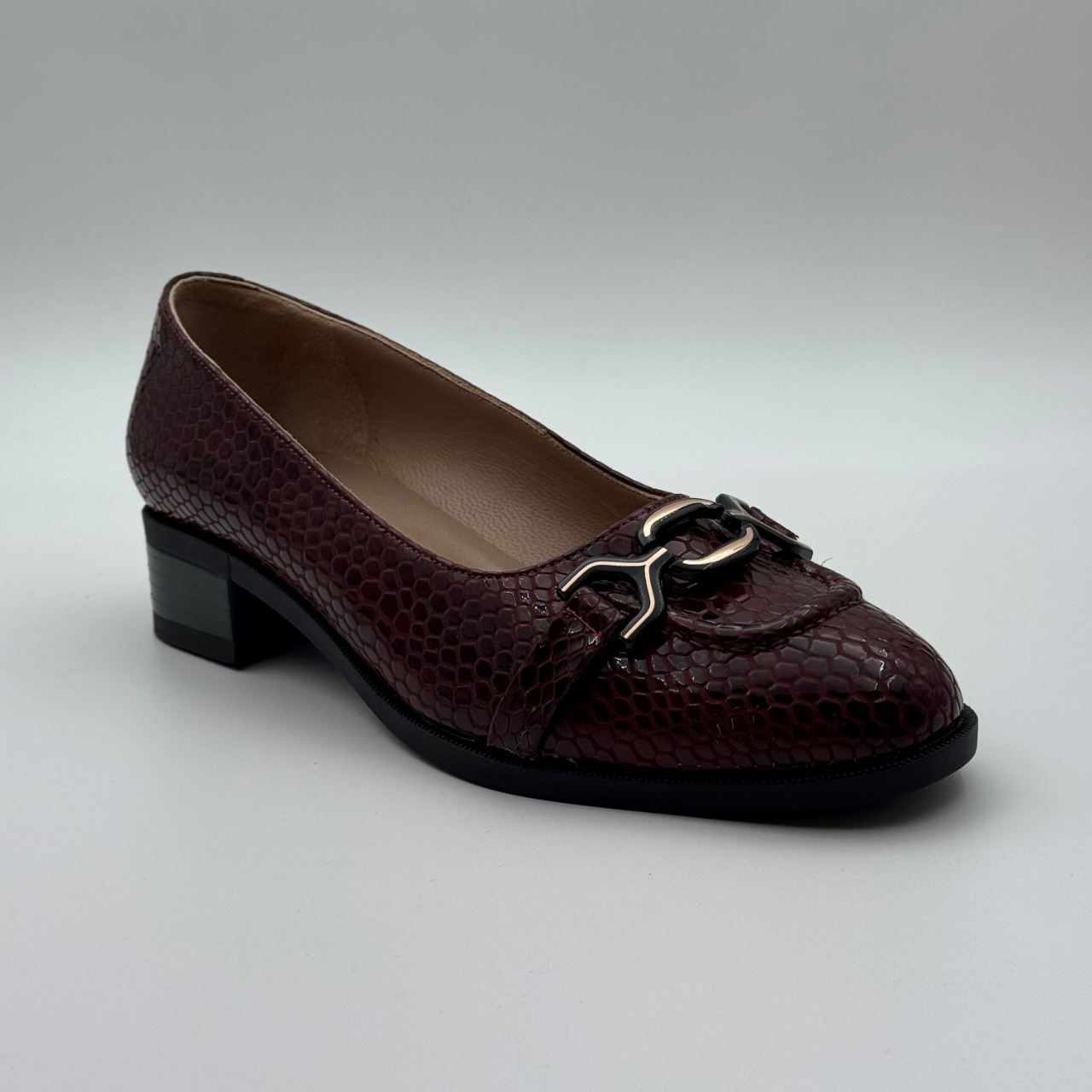 کفش زنانه کد 1167/2 رنگ زرشکي (ورني) سايز 40